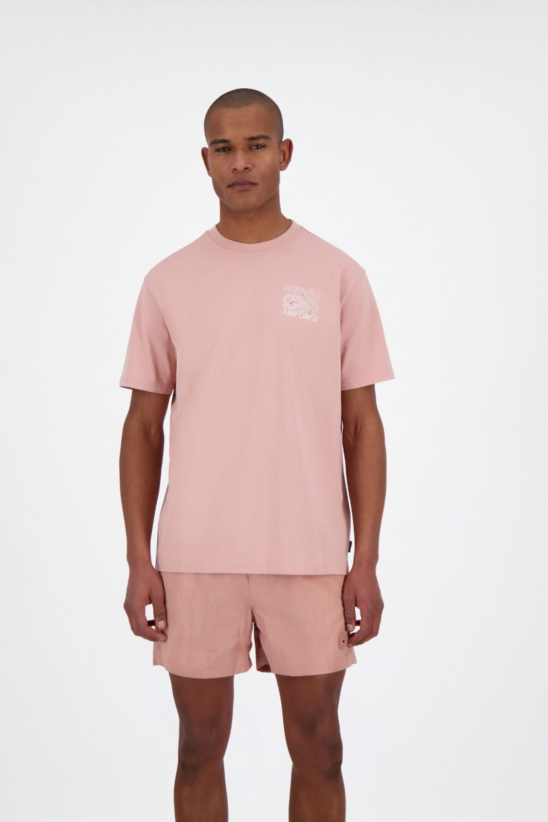 Airforce T-shirt ALTITUDE GEM1287-SS26 - Misty Rose\White