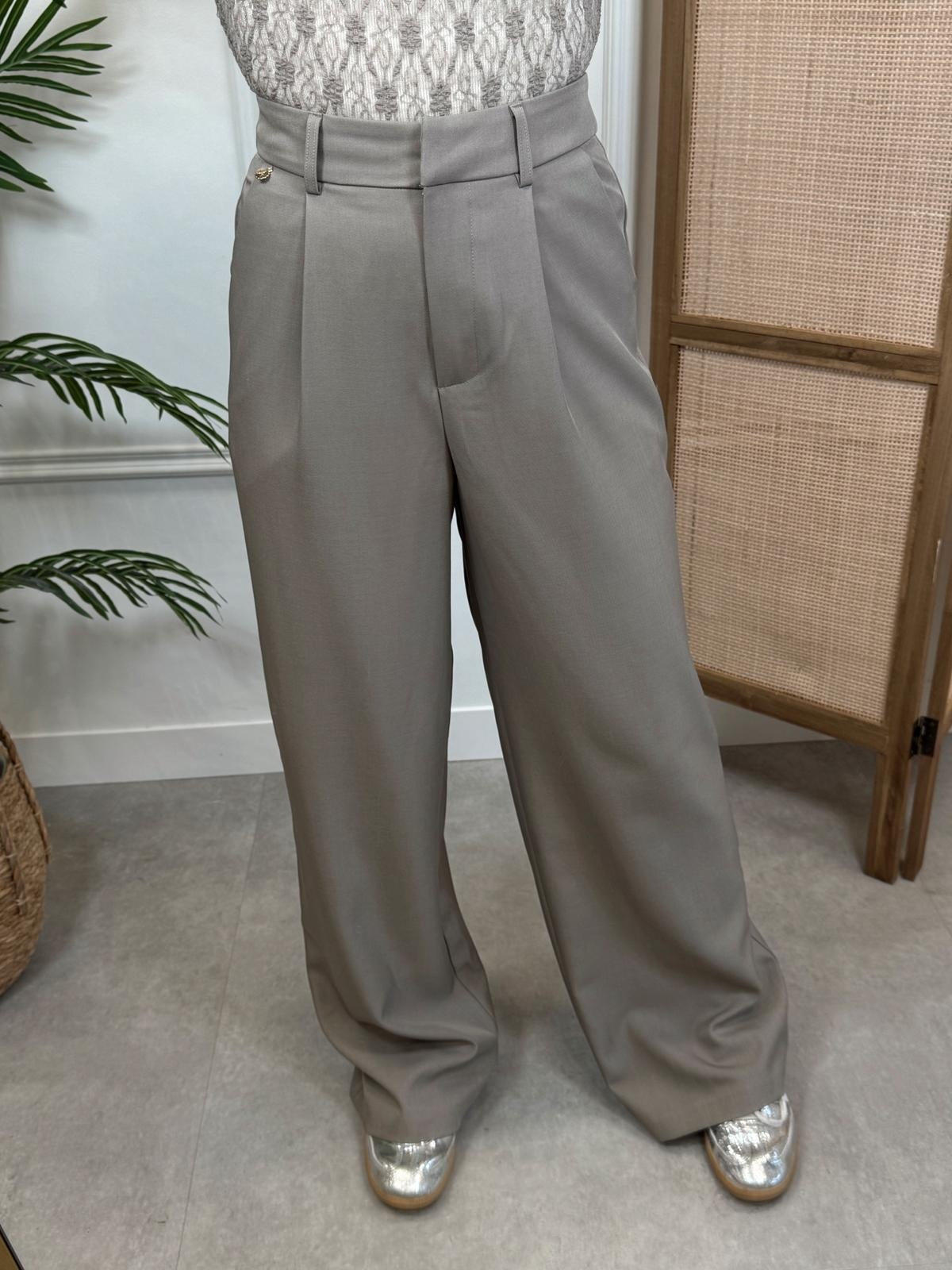 Ambika Pantalon Gris - Light Taupe