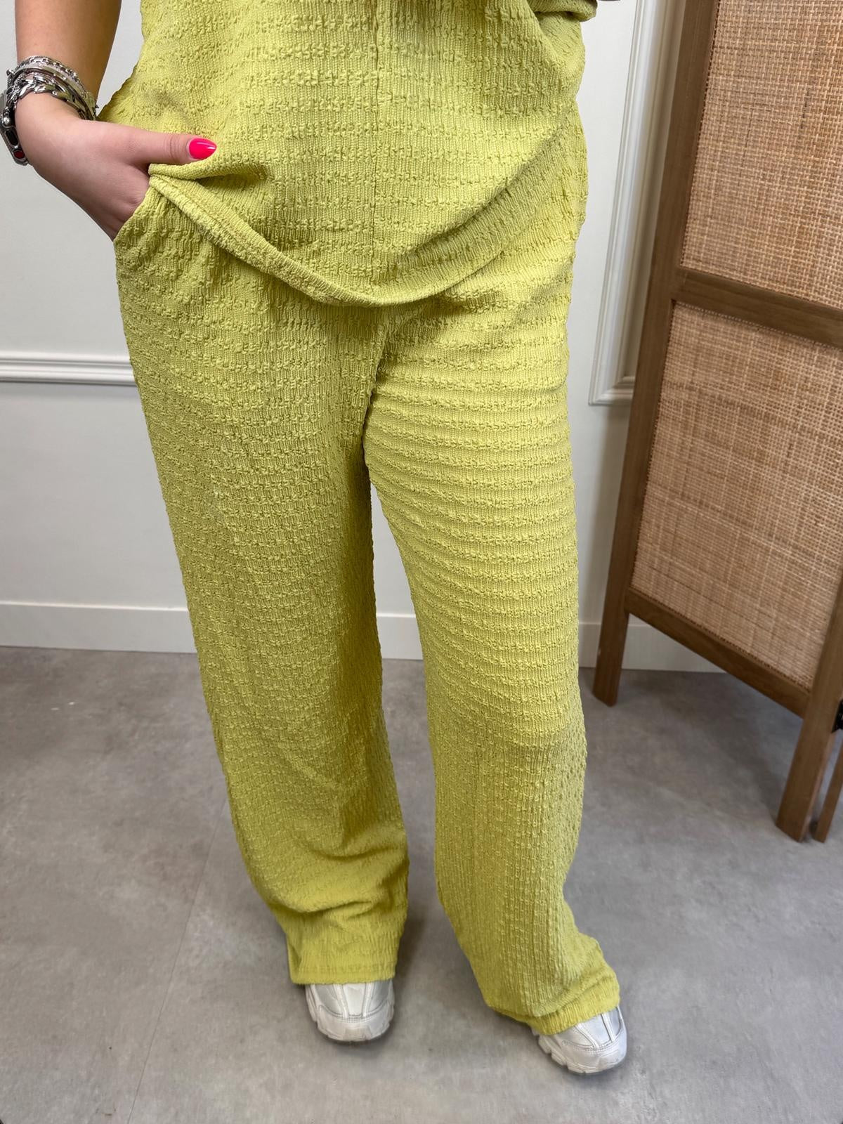 Azzurro Broek A-9615 - Green