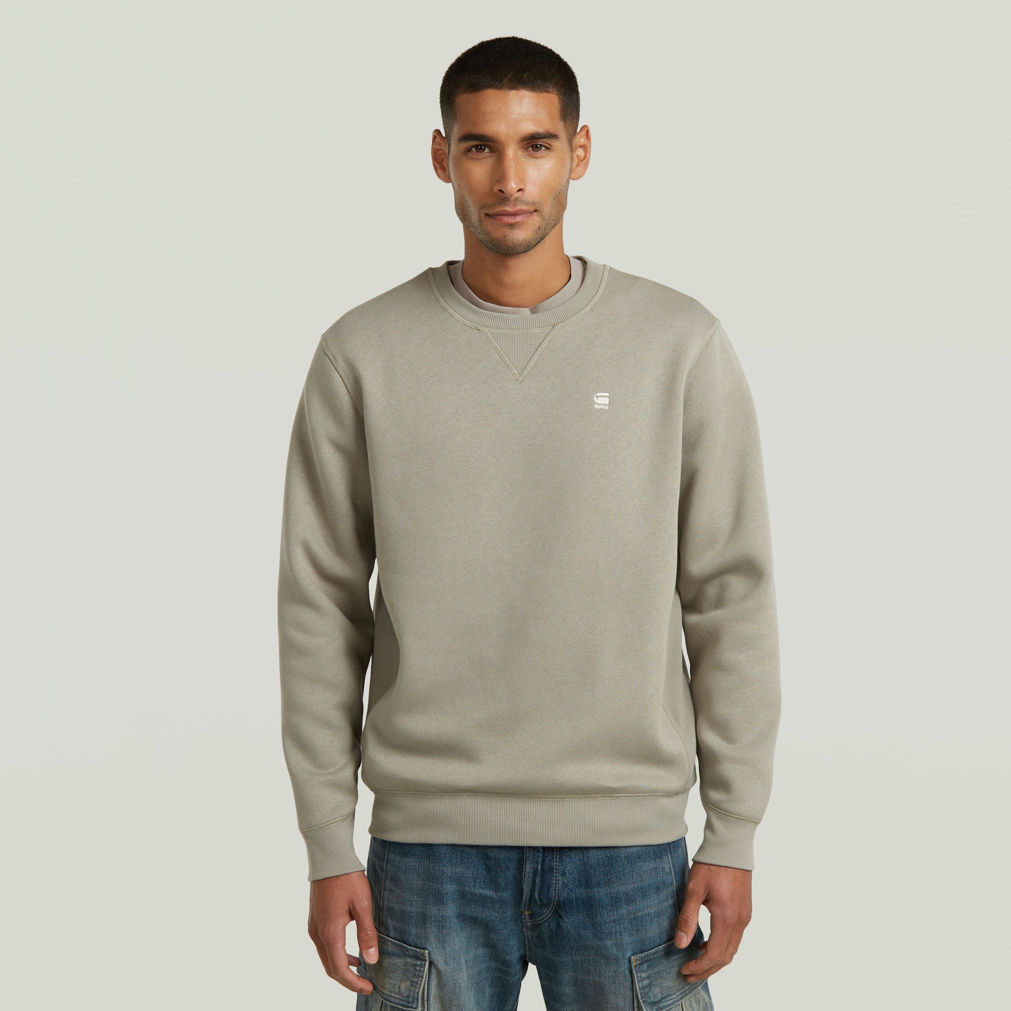G-star Sweater Premium Core D16917-C235 - G106 Grijs
