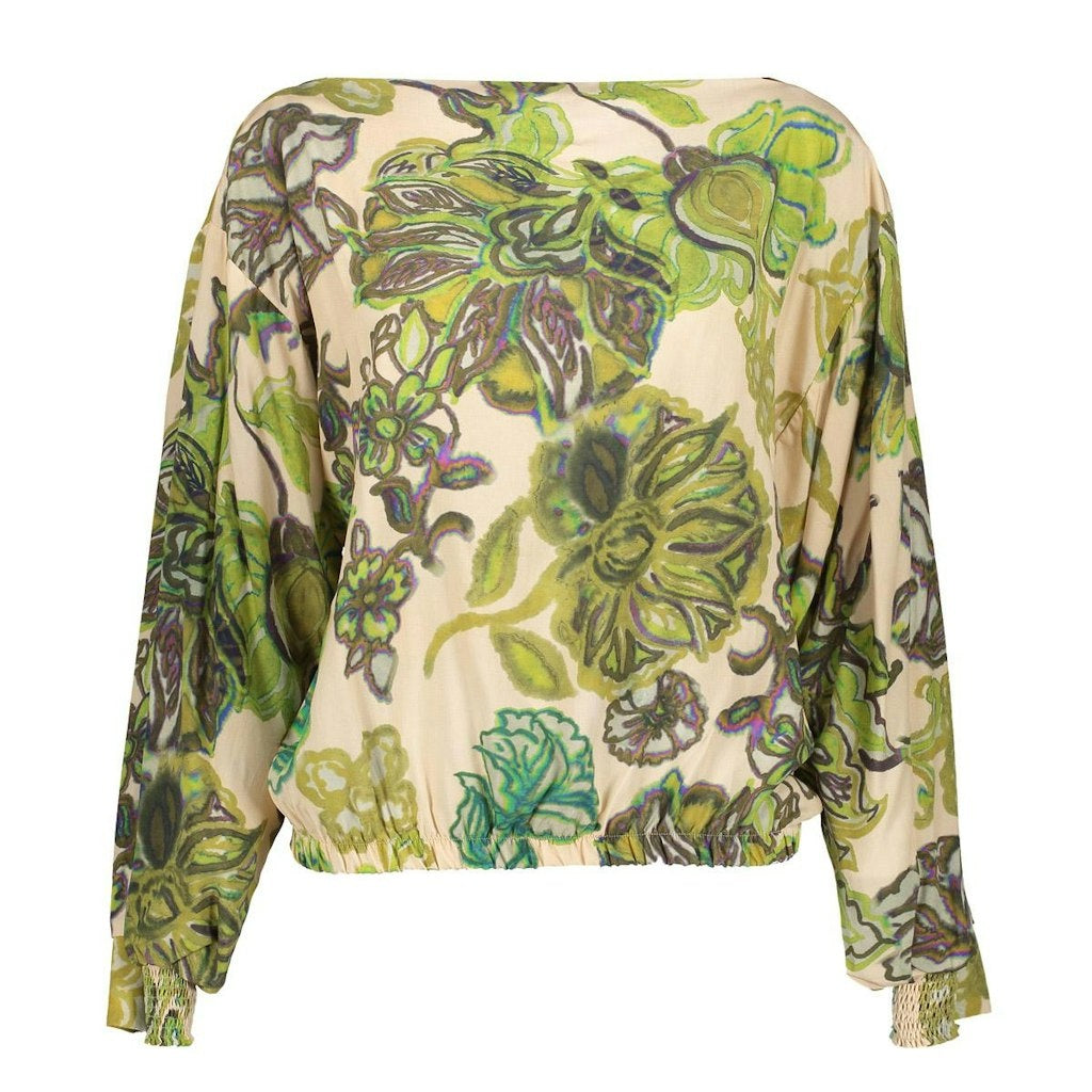Geisha Top 53947-20 - 715 Beige/Green