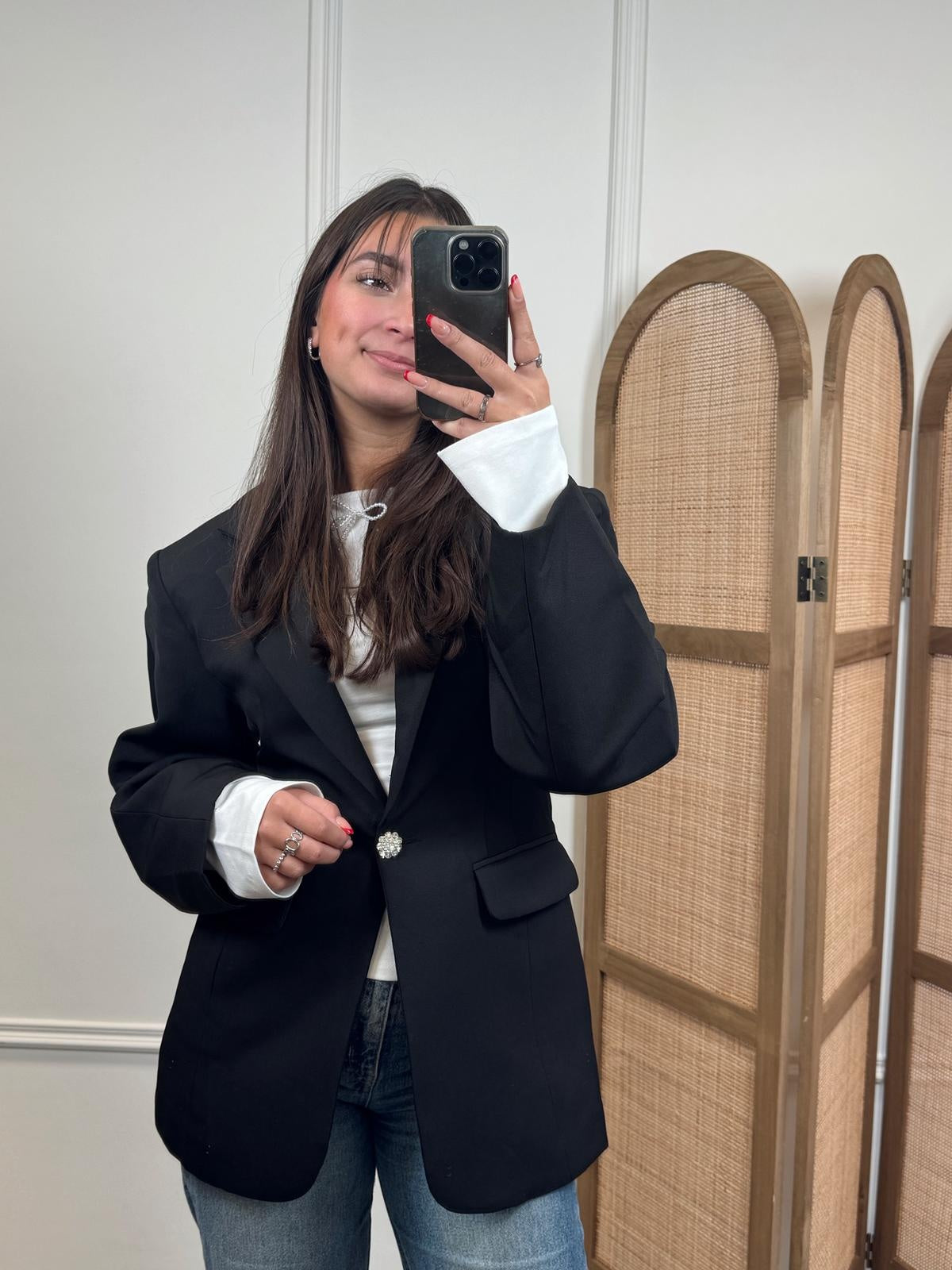 Greenfield Fashion Blazer - Black