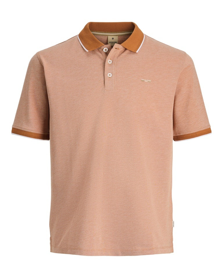 Jack & Jones Polo JPRBLUALVES 12274681 - Amber Brown