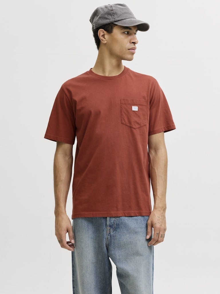 Jack & Jones T-shirt JPRBLUCALEB 12293019 - Cowhide