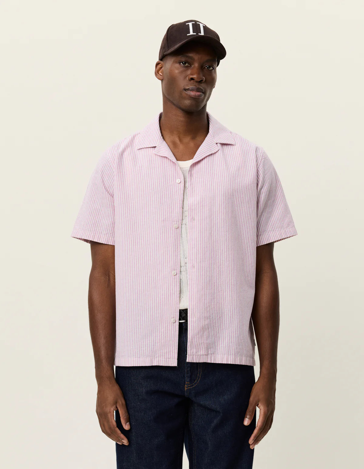 Les Deux Linnen Overhemd Lukas 1001383 - 612 Crocus Pink
