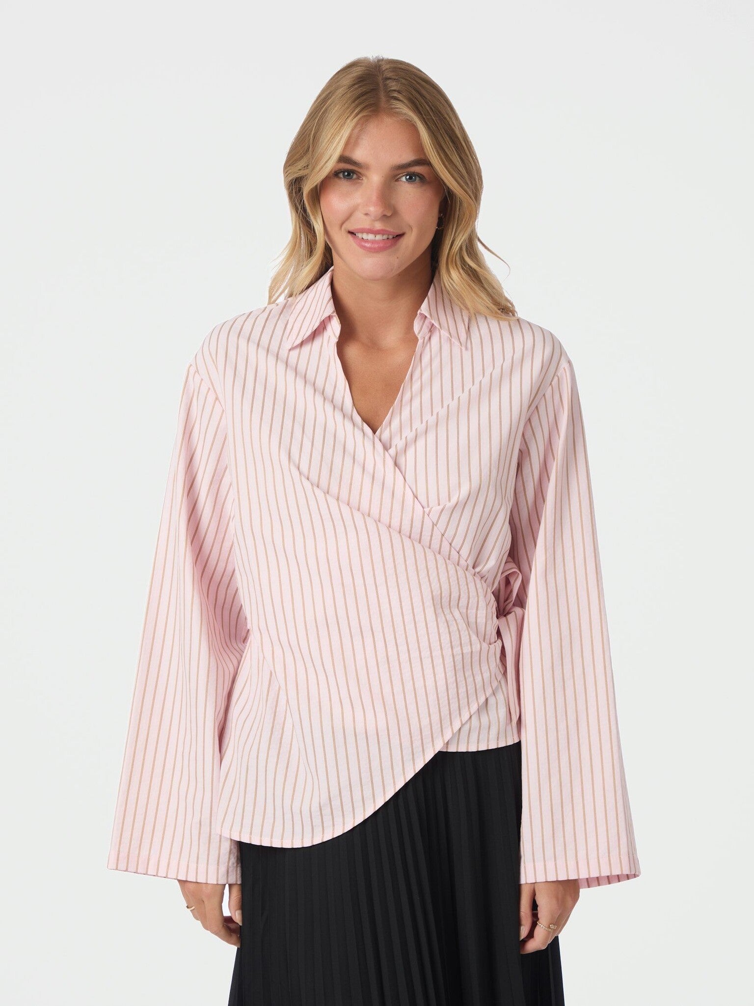 Neo Noir Gestreepte Blouse Tifuna 167535 - 754 Light Pink