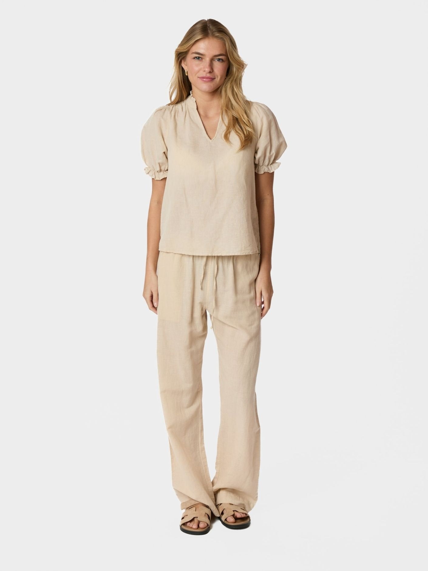 Neo Noir Linnen Broek Sonar 158949 - 213 Sand