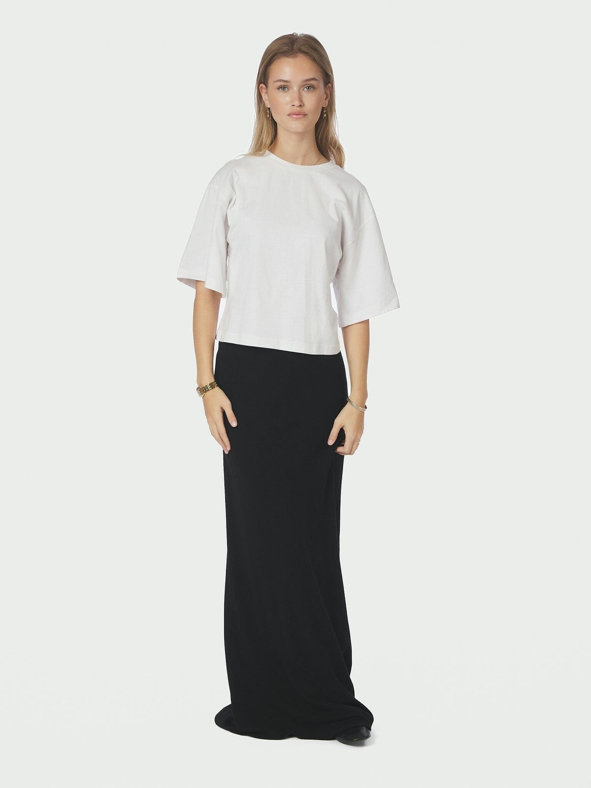Neo Noir T-shirt 164418 Asha Boxy Tee - 120 White