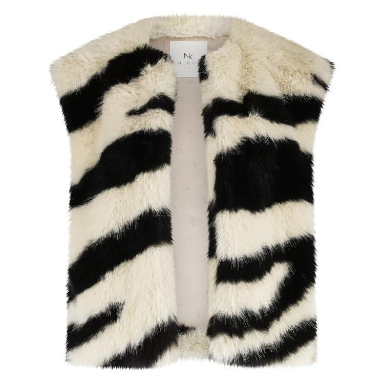NUKUS Gilet Fally NKF08015 - 242 Sand/Black
