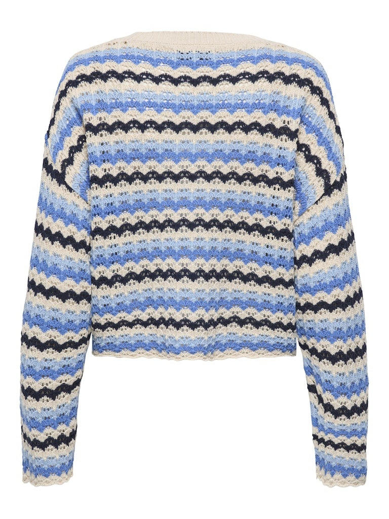 S Birch Stripes:Ultramarine/Soft Chambray/Navy Blr