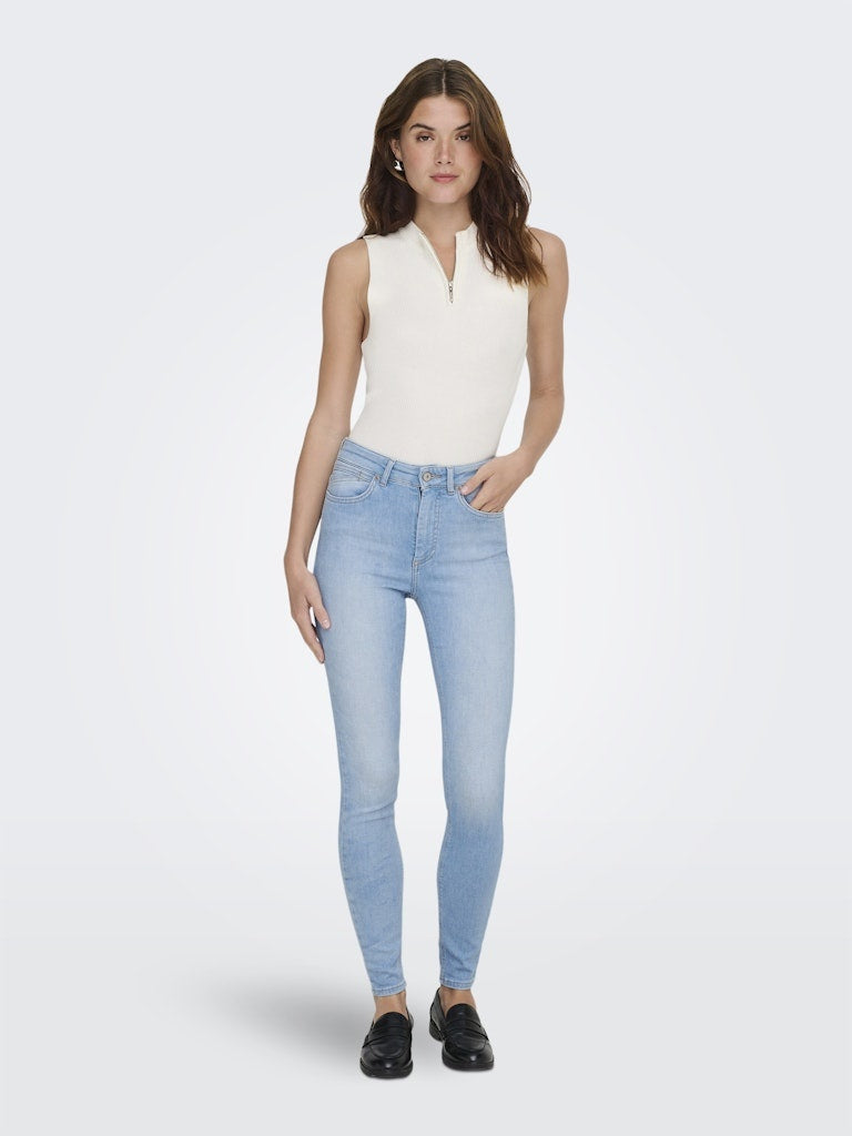 Only Skinny Jeans ONLBLUSH 15365484 - Light Blue Denim