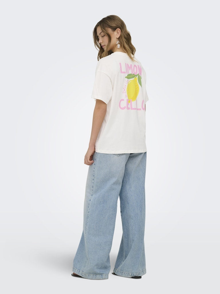 Only T-shirt ONLELLE 15373343 - Cloud Dancer