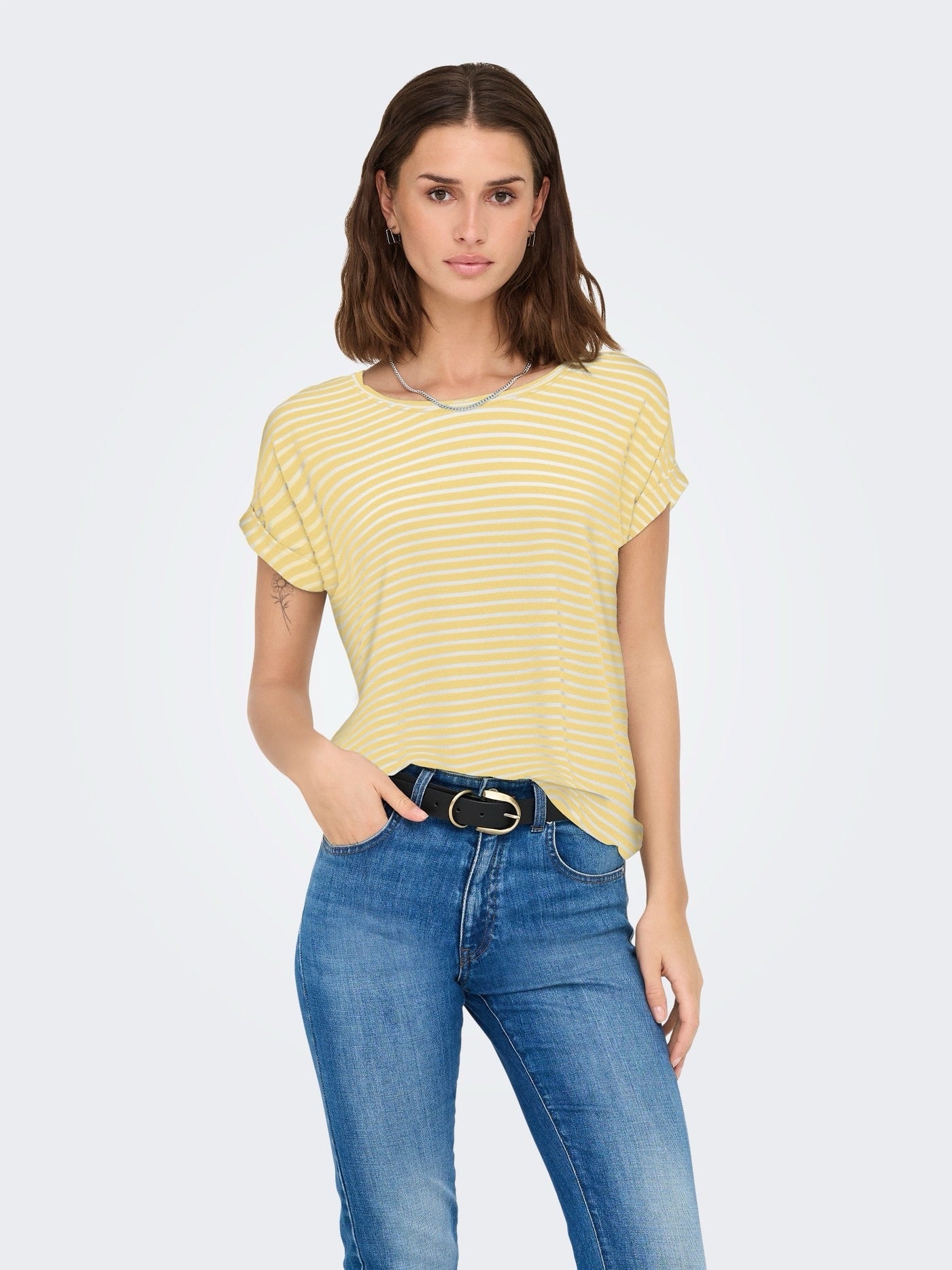 Only T-shirt ONLMOSTER 15206243 - Pale Banana