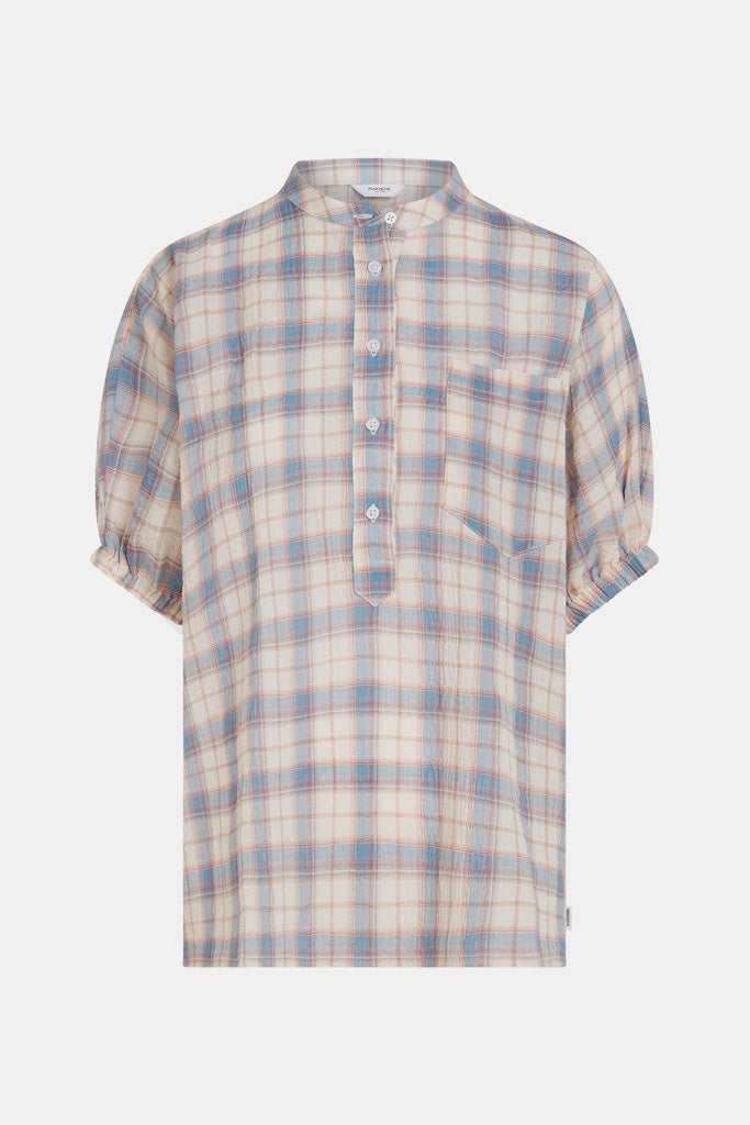 Penn&ink Blouse S26F1822 - 54c Blue Check