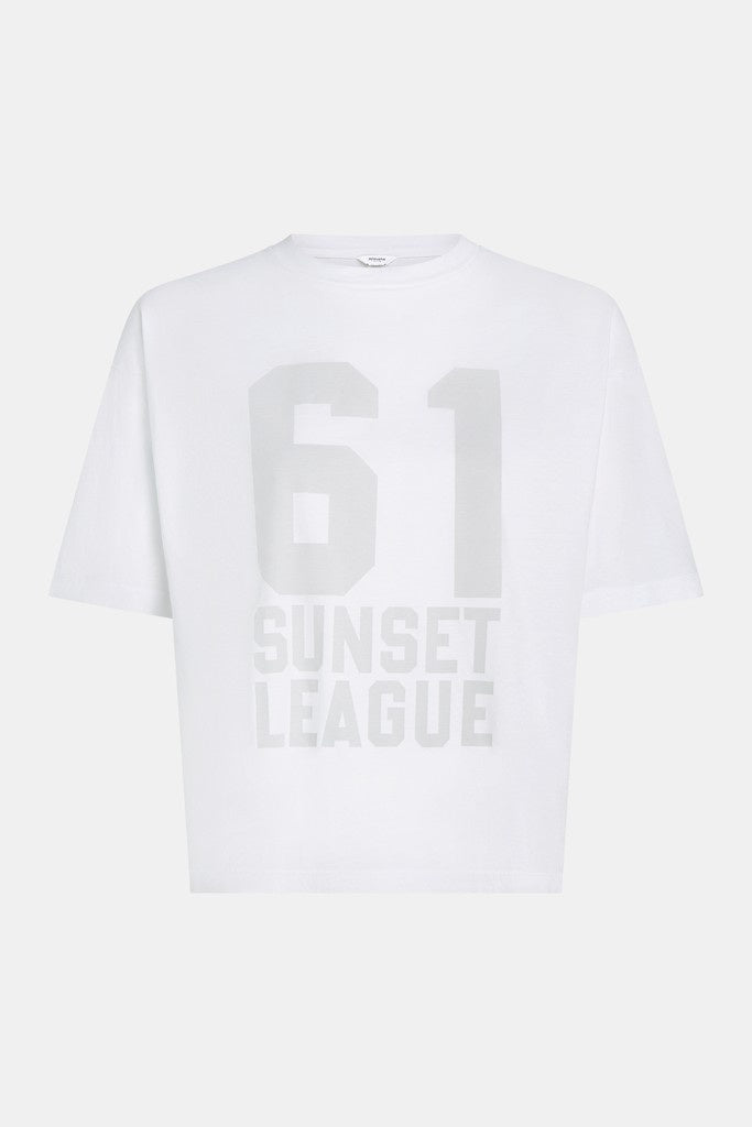 Penn&Ink T-Shirt Sunset League S26F1889LTD - 01 White