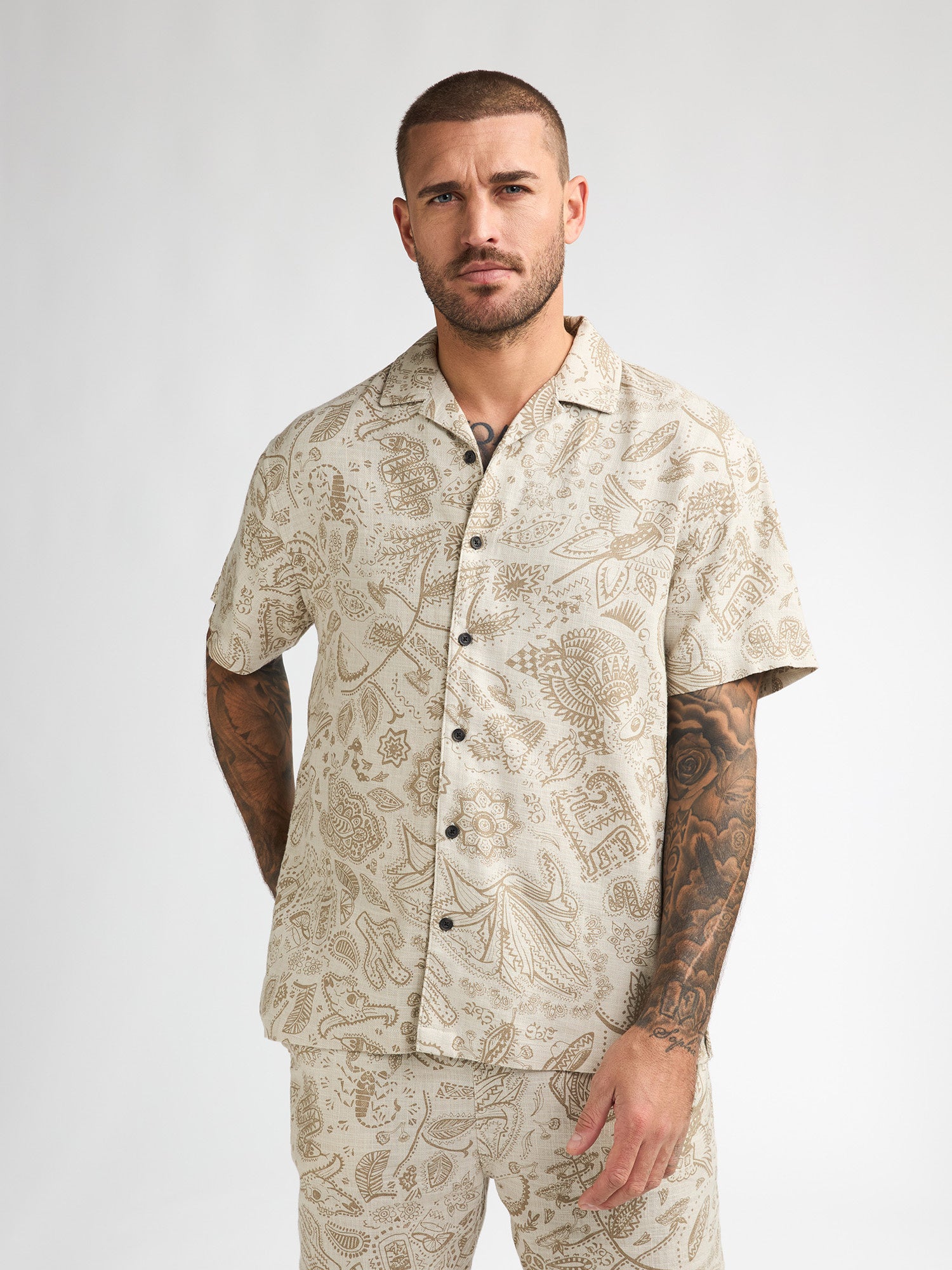 Petrol Shirt M-1060-SIS411 - 0112 Seashell