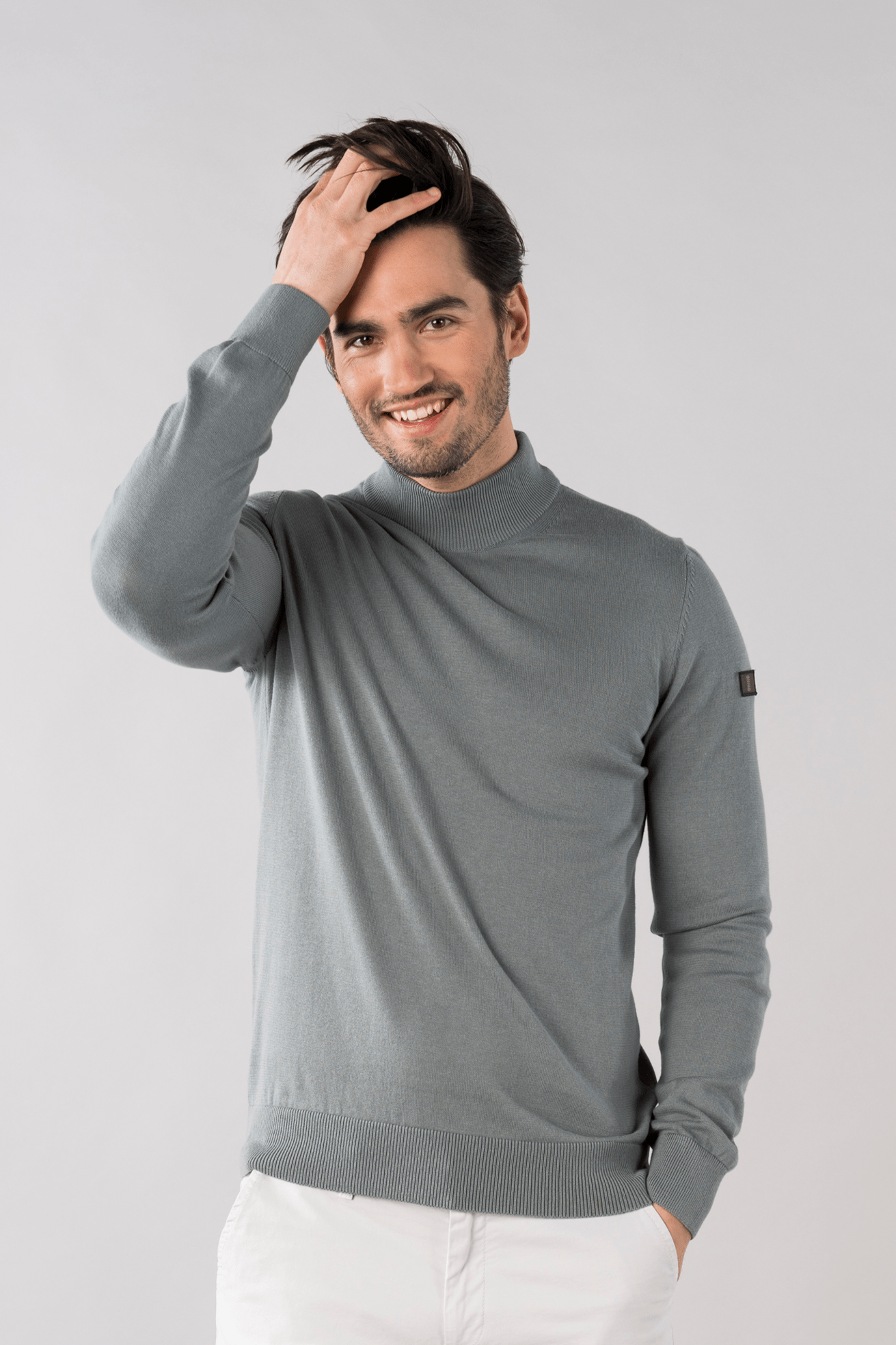 Presly & Sun Coltrui Pullover PS_Jordan - Blue Grey