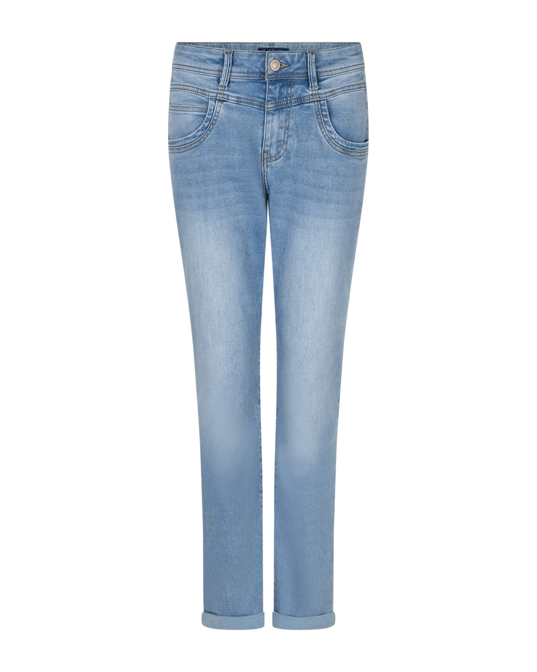 Red button Relaxed Denim SRB4900 - 220 Stone Used