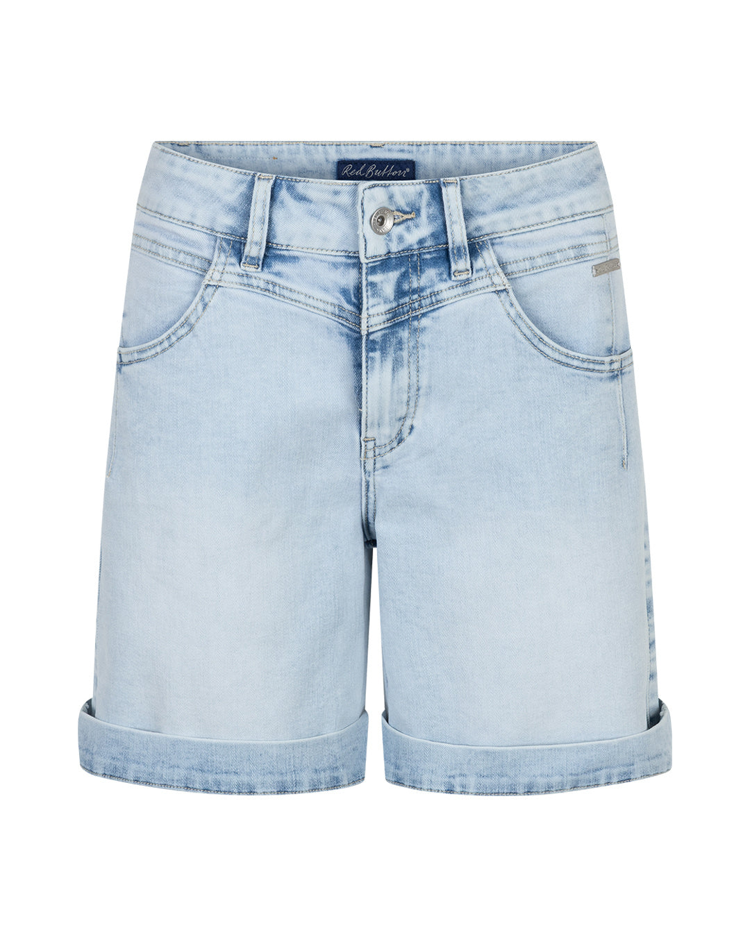 Red button Short Kate SRB4939 - 118 Light Bleach