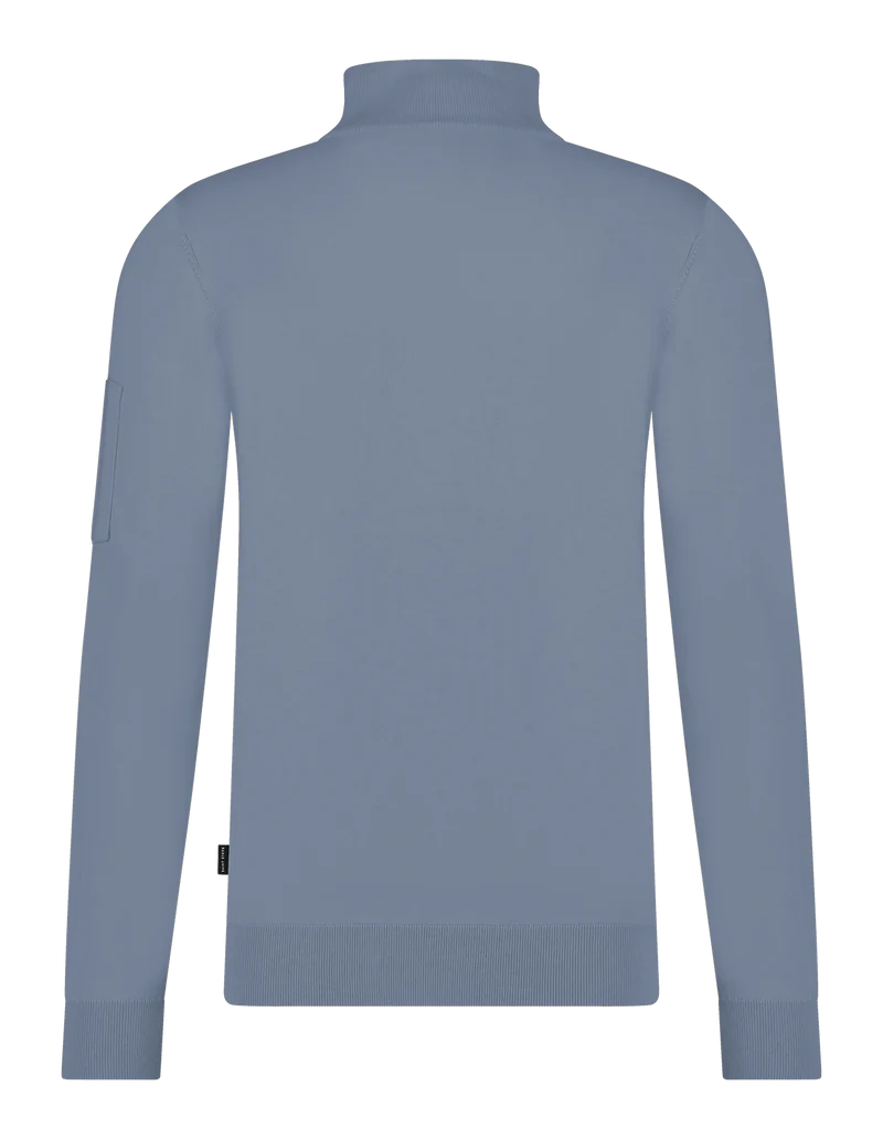 SAINT STEVE Half-Zip Trui 210160 - 70028 Iron Blue