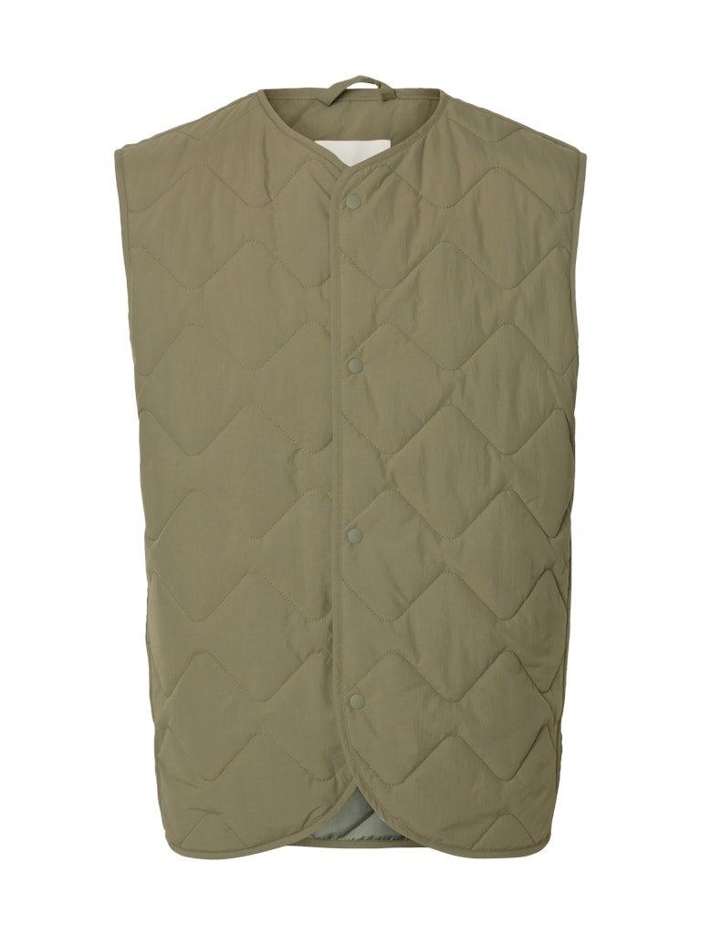 Selected Gilet SLHRAY 16099682 - Deep Lichen Green