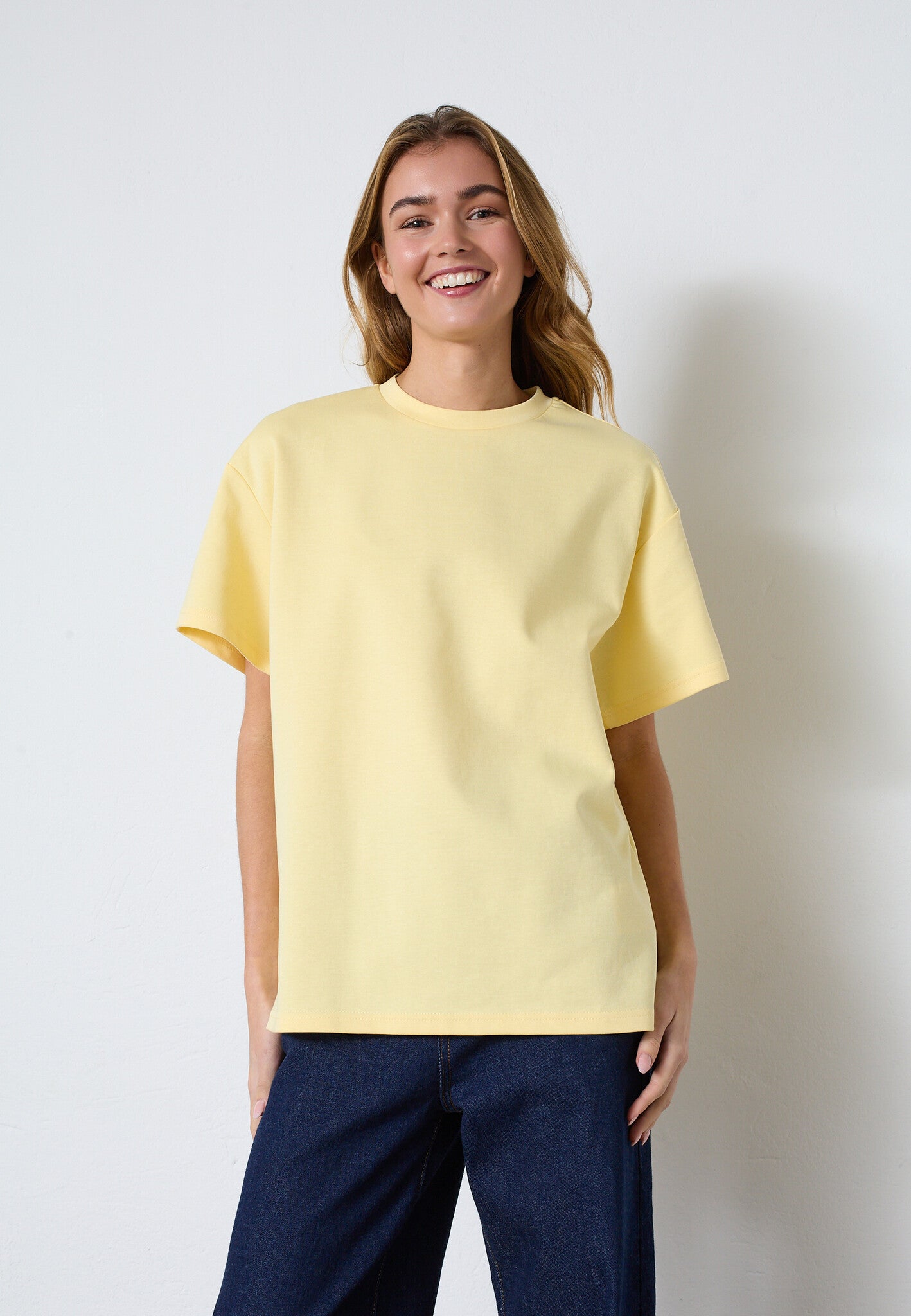 Sisters Point T-Shirt VEDA-SS 19786 - Straw