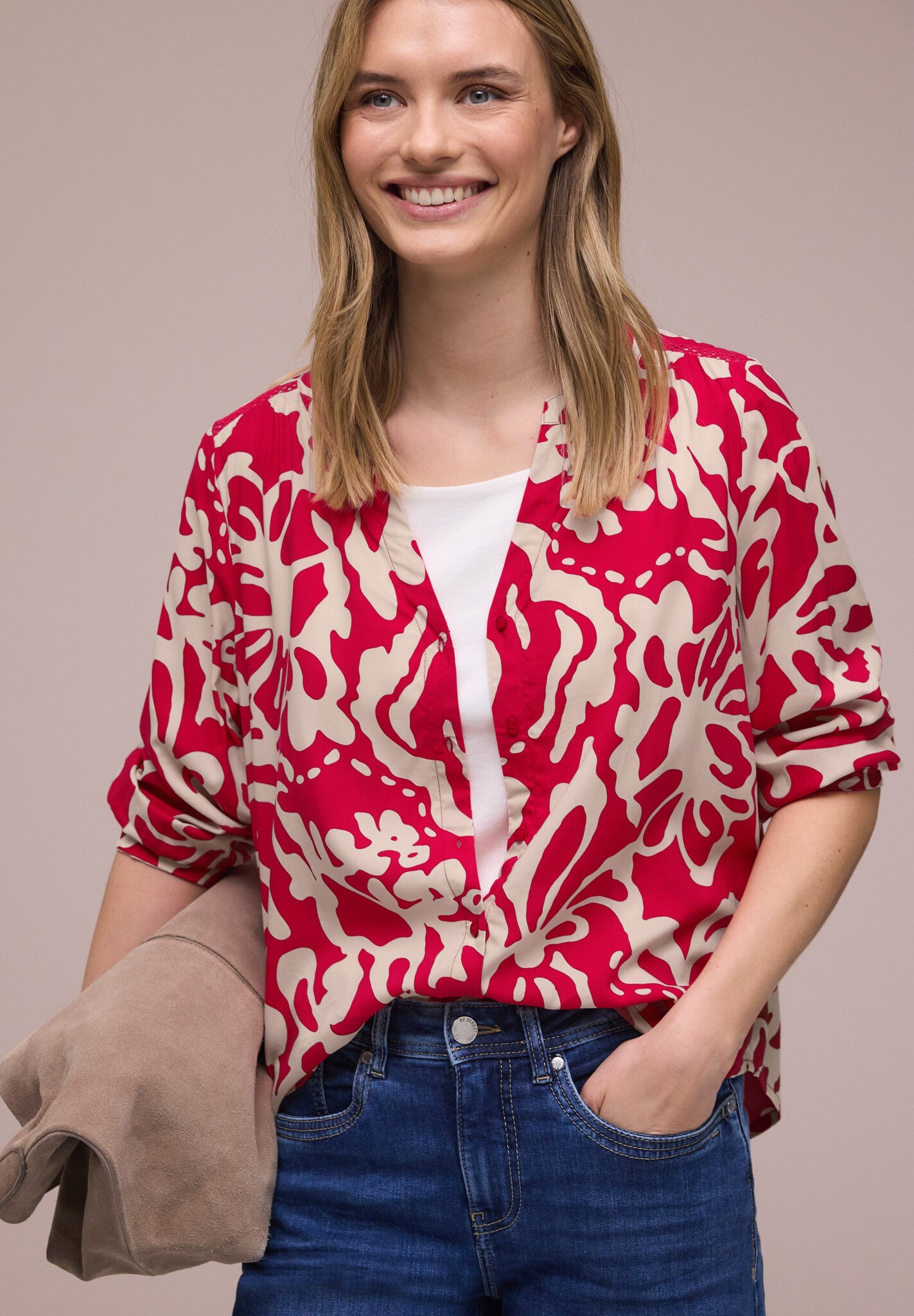 Street One Blouse A346438 - 27504 Salsa Red