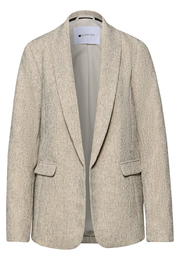 Street One Lange Blazer 212995 - 25437 Smooth Sand Beige