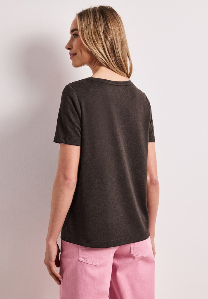 Street One Shirt 324497 - 37276 Espresso Brown