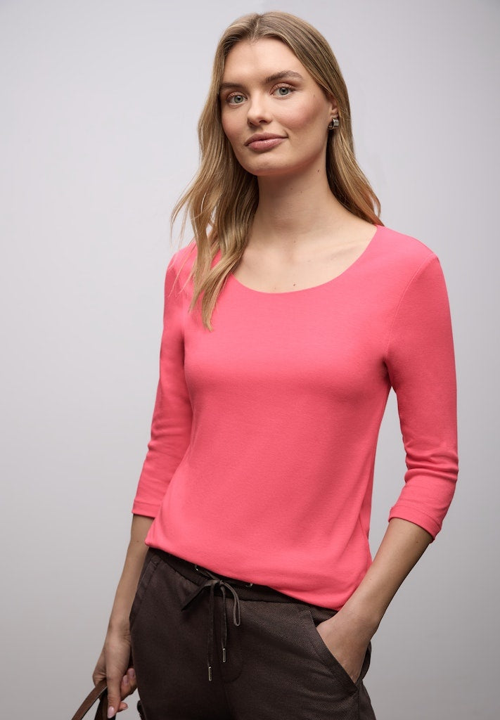 Street One Shirt Style Pania 317659- 17261 Striking Coral