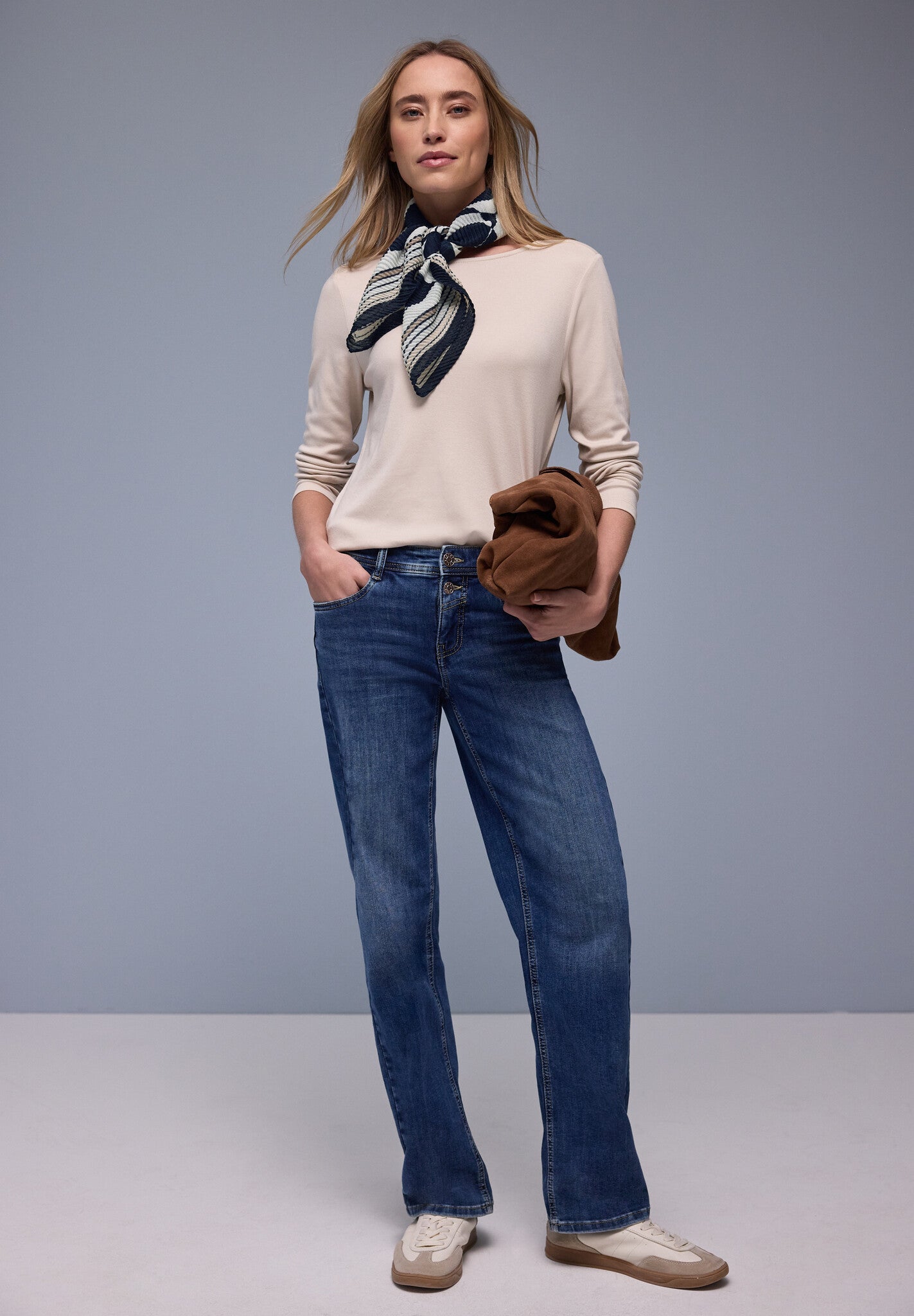 Street One Sjaal A573072 - 37502 Shadowed Navy