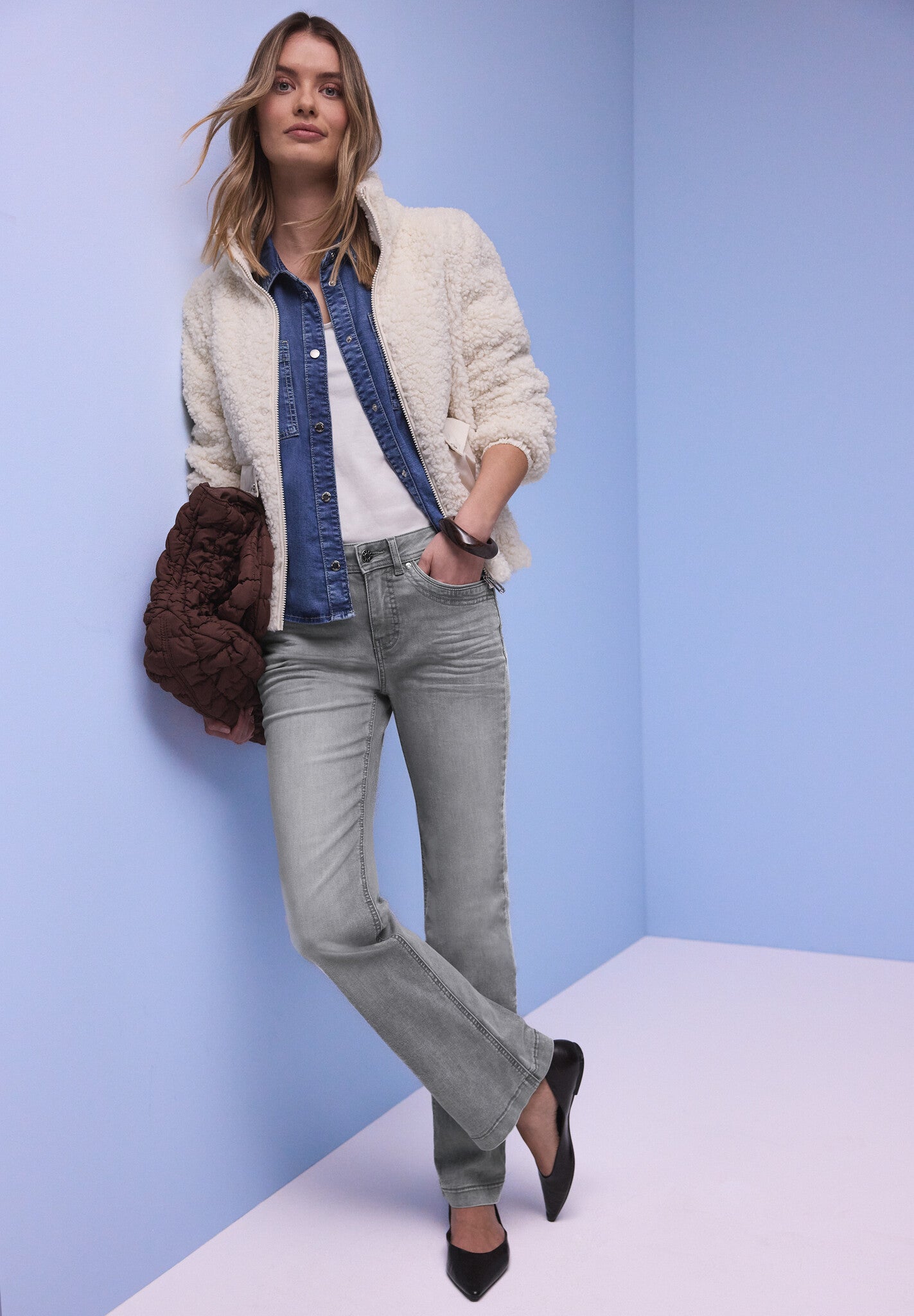 Street One Spijkebroek A380148 - 17628 Light Grey