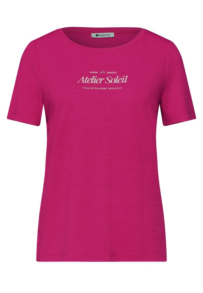 Street One T-Shirt 324497 - 37281 Magenta Dream
