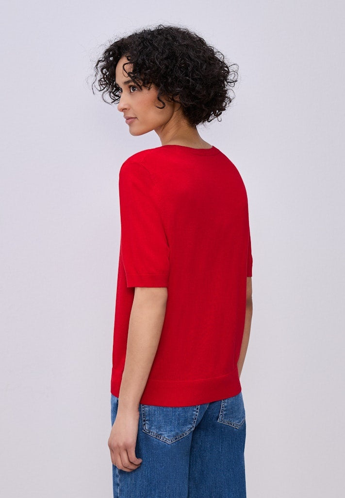 Street One Trui Kort Mouw 303818 - 17504 Salsa Red