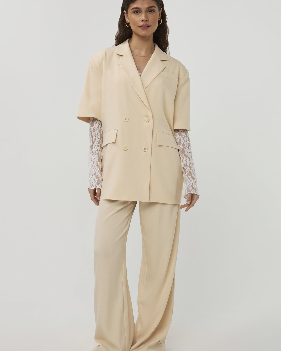 Studio Amaya Pantalon Jackie 262-ST35 - 102 Beige