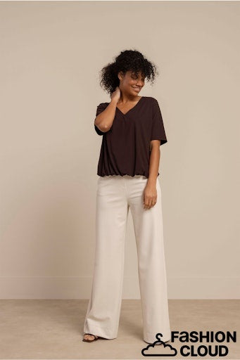 Studio anneloes Vicky Shirt Blouse 94755 - 8700 Espresso