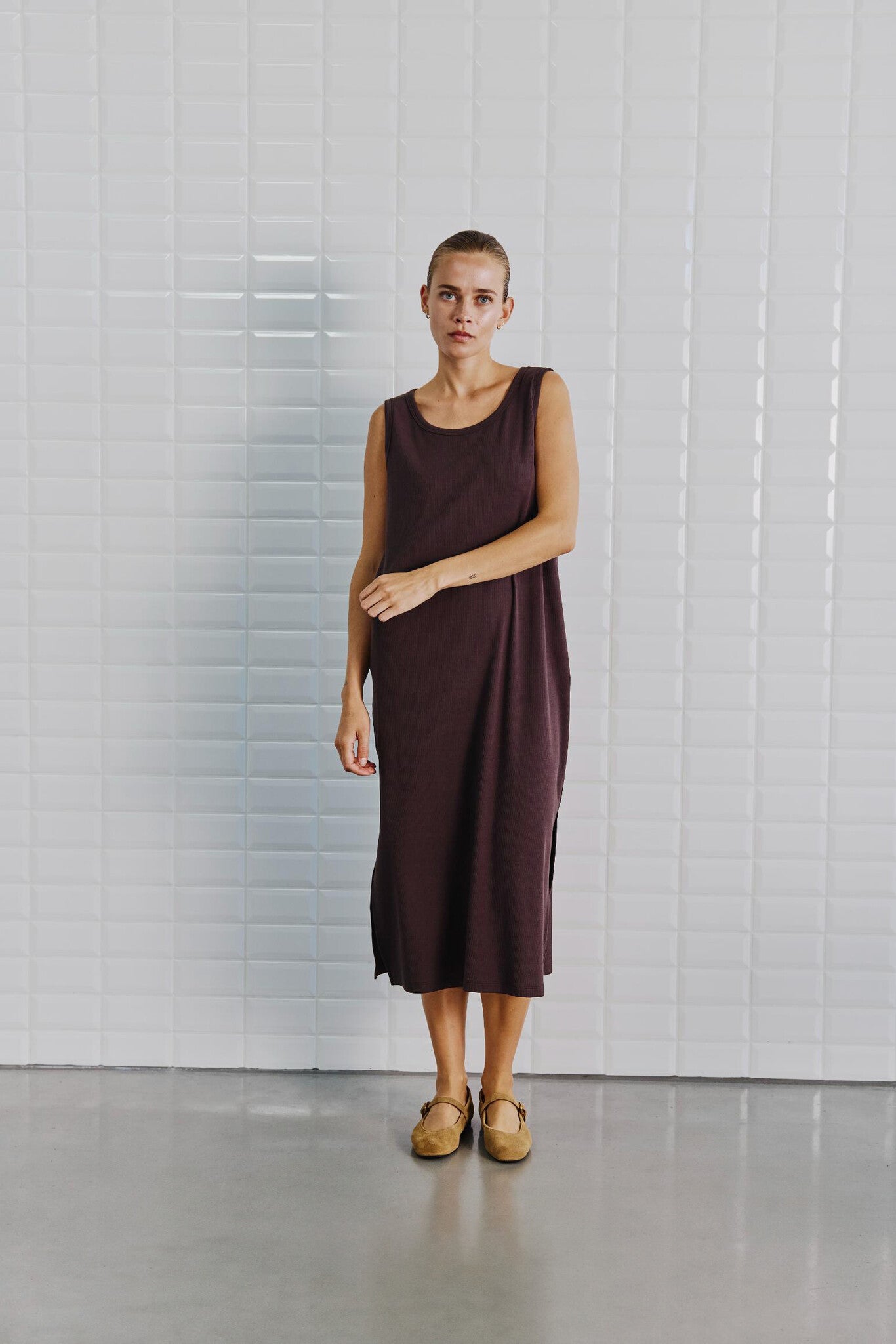 Withblack Jurk WBLDORDI 00001326 - Chocolate