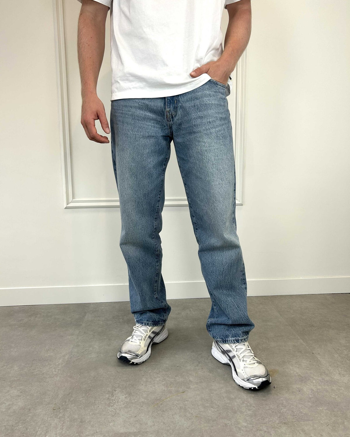 Woodbird Loose Fit Jeans Leroy Arctic 2500-111 - Light Blue
