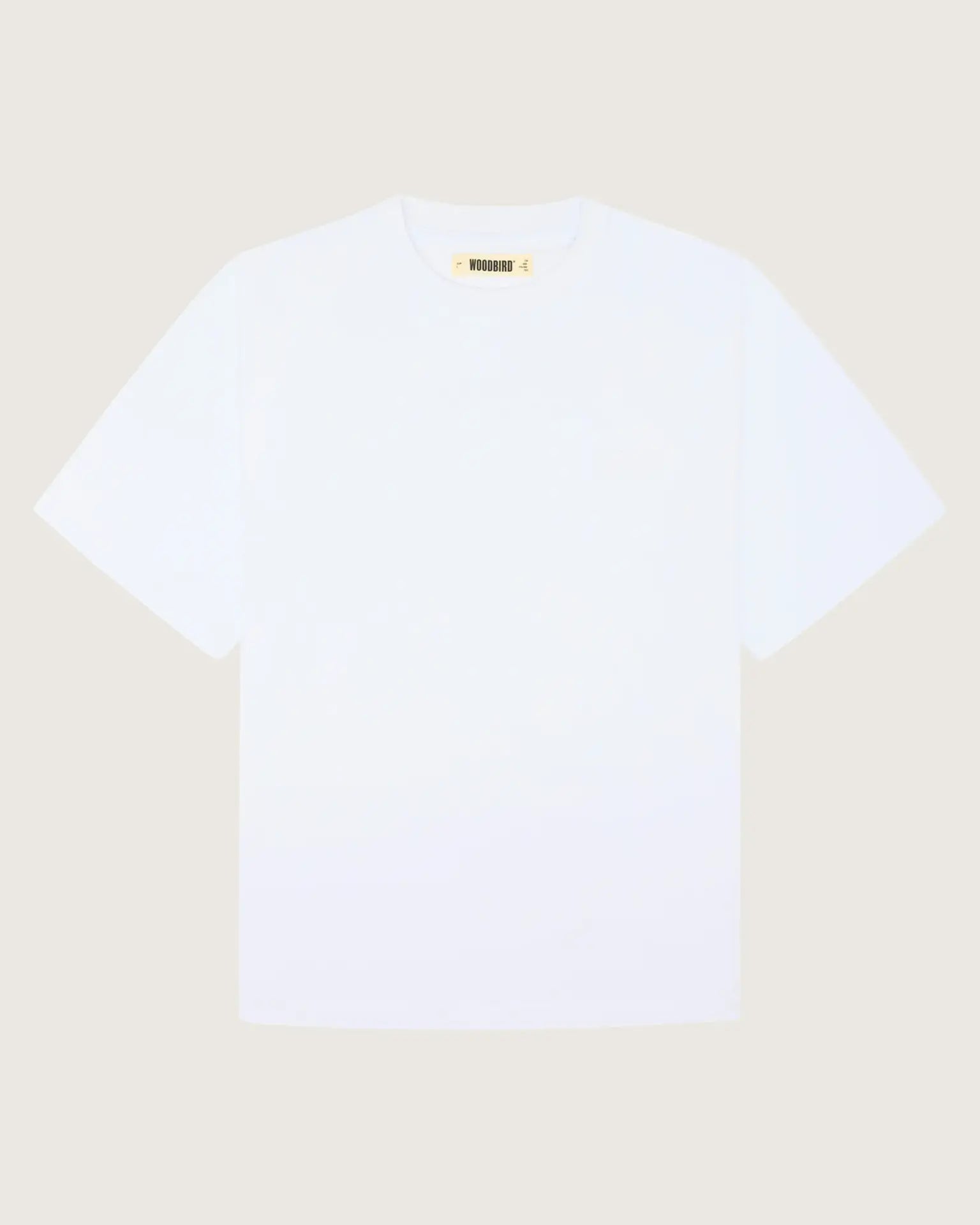 Woodbird T-shirt Oversized 2100-430 Basic - Wit