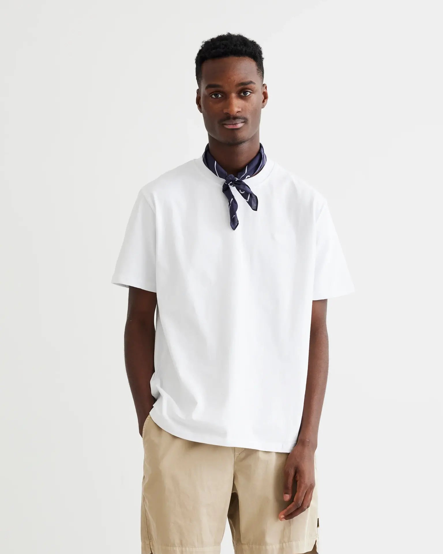 Woodbird T-shirt Oversized 2100-430 Basic - Wit