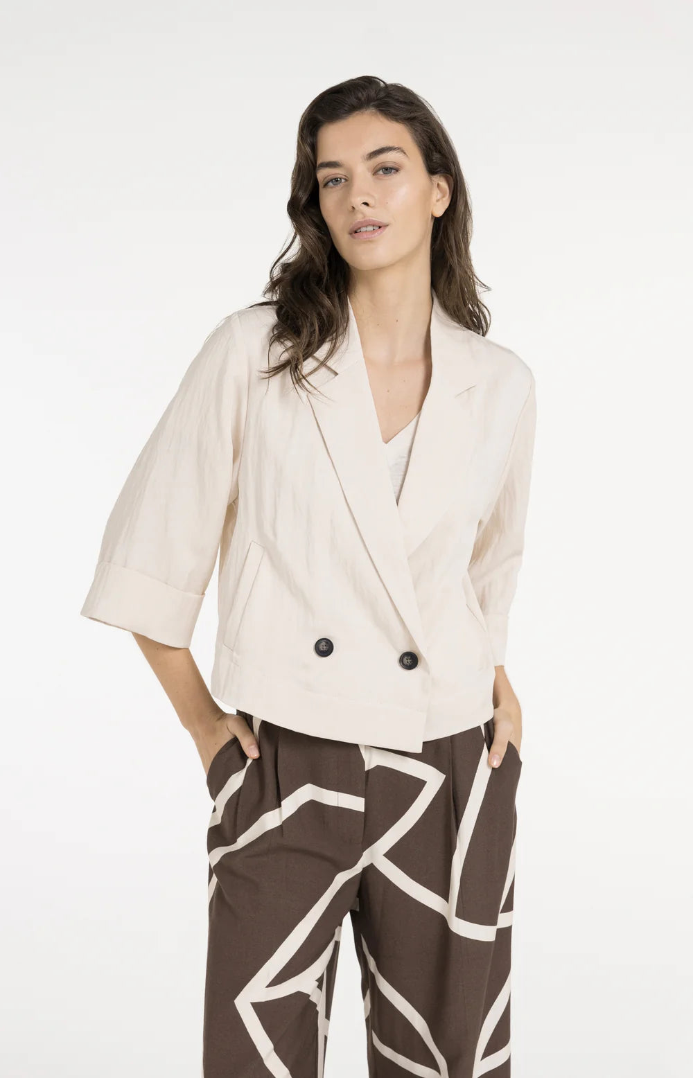 Yaya Blazer 01-501084-605 - 99067 Cloud Creme White