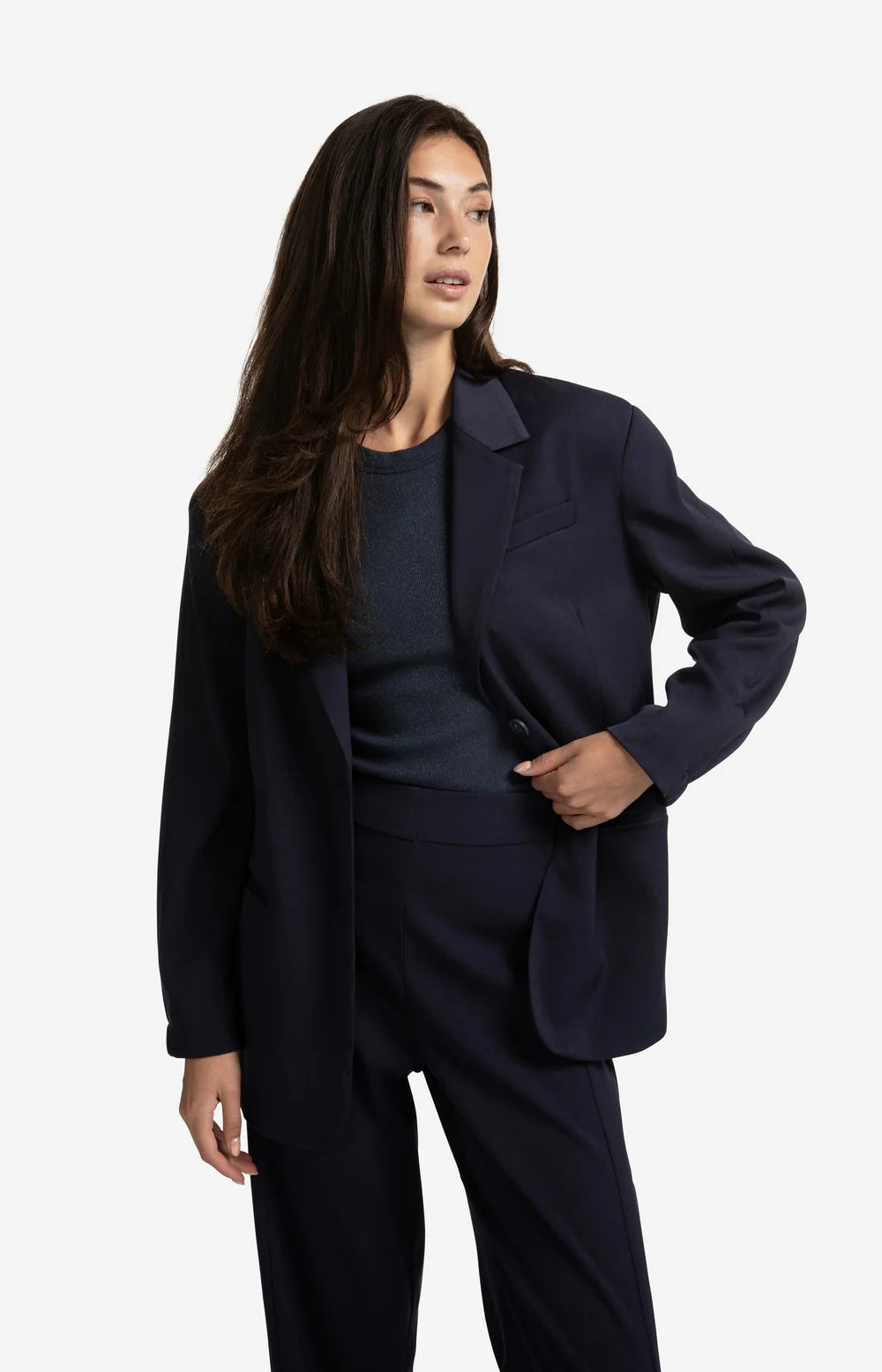 YAYA Blazer Met Bomberdetails 01-501071-508 - 94016 Inkwell Blue