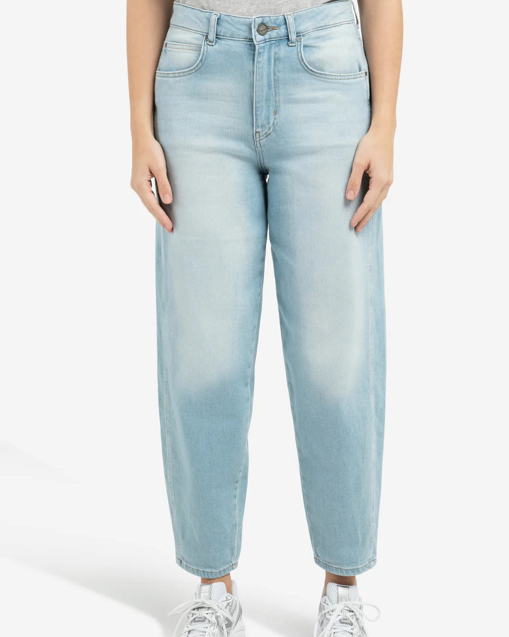 Yaya Jeans Barrel 01-311129-603 - Mid Blue Denim
