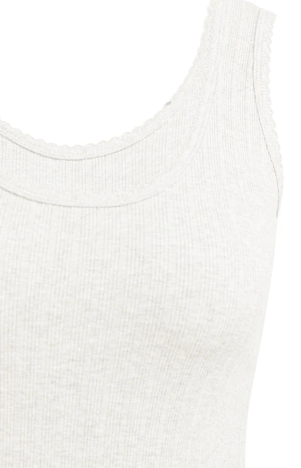 Yaya Singlet Top Geribd 01-729049-602 - 99049 Off White