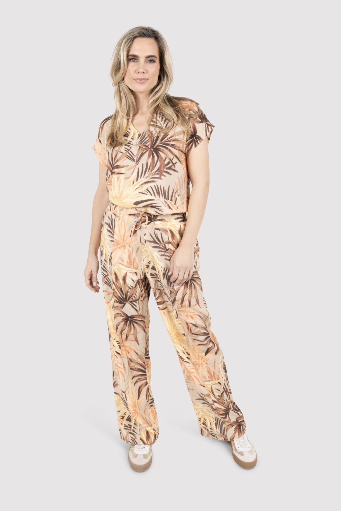 Zoso Linnen Broek 263Kiki - 0007-1020 Sand-Apricot