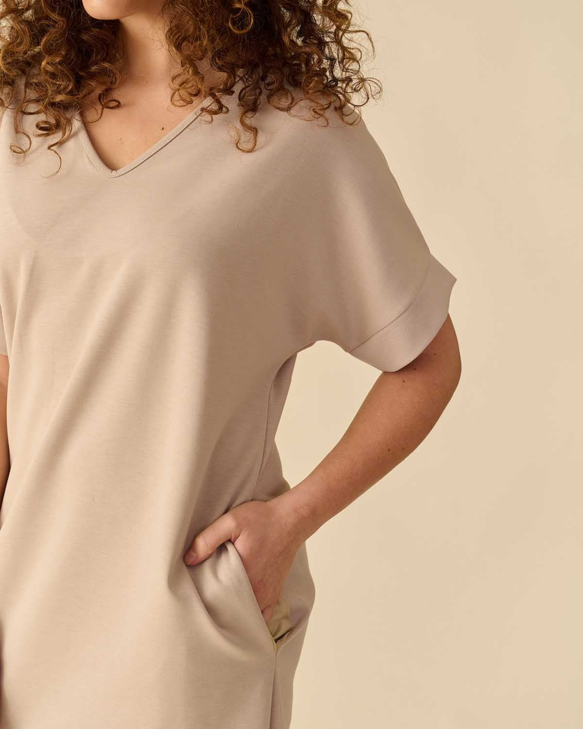 7710_220_02_2e-foto__Jurk - Danielle Uni Beige_854