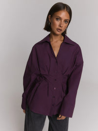 Refined Department Blouse Guusje R2609941067 - 802 Plum