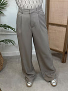 Ambika Pantalon Gris - Light Taupe