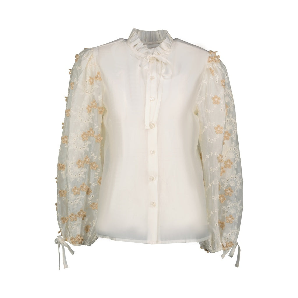 Amelie & Amelie Blouse Benthe A602 - Gesso
