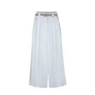 Amélie & Amélie Linnen Broek Marlon A605 - Off White